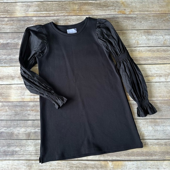 Addison Bay Soft Luxe Prep Black Dress M - Picture 5 of 11